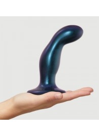 Темно-синяя насадка Strap-On-Me Dildo Plug Snaky size M - Strap-on-me - купить с доставкой в Бердске
