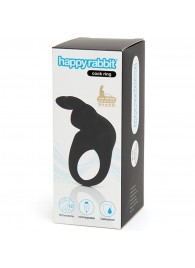 Черное эрекционное виброкольцо Happy Rabbit Rechargeable Rabbit Cock Ring - Happy Rabbit - в Бердске купить с доставкой