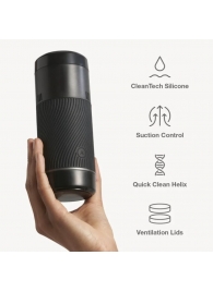 Черный мастурбатор с контролем всасывания Arcwave Pow Stroker - Arcwave - в Бердске купить с доставкой