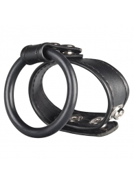Двойное кольцо выносливости на пенис DUAL STAMINA RING - BlueLine - в Бердске купить с доставкой