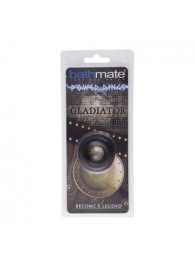 Чёрное эрекционное кольцо Gladiator - Bathmate - в Бердске купить с доставкой
