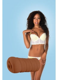 Коричневый мастурбатор-вагина BRIANNA - Dream Toys - в Бердске купить с доставкой