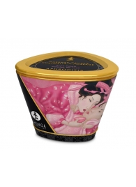 Массажная свеча Rose Petals с ароматом розы - 170 мл. - Shunga - купить с доставкой в Бердске