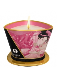 Массажная свеча Rose Petals с ароматом розы - 170 мл. - Shunga - купить с доставкой в Бердске