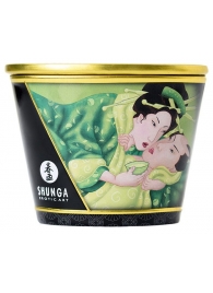 Массажная свеча Exotic Green Tea с ароматом зелёного чая - 170 мл. - Shunga - купить с доставкой в Бердске