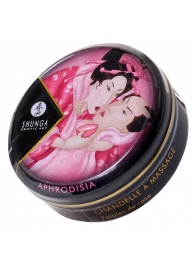 Массажная свеча Rose Petals с ароматом розы - 30 мл. - Shunga - купить с доставкой в Бердске
