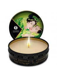 Массажная свеча Exotic Green Tea с ароматом зелёного чая - 30 мл. - Shunga - купить с доставкой в Бердске