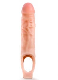 Телесная насадка на пенис 9 Inch Cock Sheath Extender - 22,2 см. - Blush Novelties - в Бердске купить с доставкой