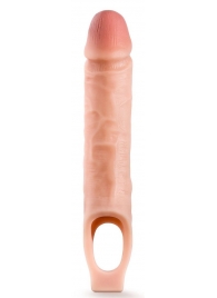Телесная насадка на пенис 10 Inch Cock Sheath Extender - 25 см. - Blush Novelties - в Бердске купить с доставкой