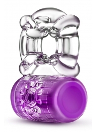 Фиолетовое эрекционное виброкольцо Pleaser Rechargeable C-Ring - Blush Novelties - в Бердске купить с доставкой