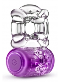 Фиолетовое эрекционное виброкольцо One Night Stand Vibrating C-Ring - Blush Novelties - в Бердске купить с доставкой