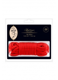 Красная веревка для фиксации - 10 м. - Sweet Caress - купить с доставкой в Бердске