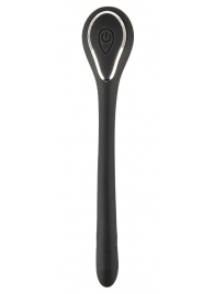 Черный гибкий уретральный стимулятор с вибрацией Vibrating Bendable Dilator - 13,5 см. - Orion - купить с доставкой в Бердске
