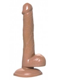 Коричневый фаллоимитатор-реалистик Delion - 20,5 см. - A-toys