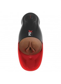 Коричневый мастурбатор-вагина с вибрацией Fuck-O-Matic 2 - Pipedream - в Бердске купить с доставкой