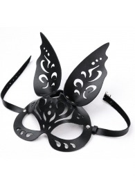 Черная ажурная маска  Зайка  с ушками - Crazy Handmade - купить с доставкой в Бердске