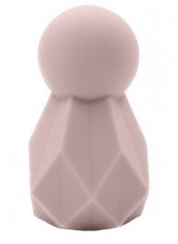 Розовый перезаряжаемый вибратор Polyhedron - 8 см. - CNT