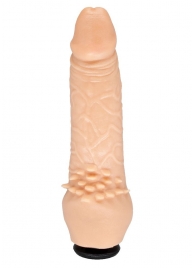 Телесная насадка-фаллос с шипами для массажа клитора - 17,8 см. - LOVETOY (А-Полимер) - купить с доставкой в Бердске