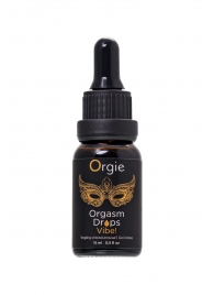 Возбуждающий гель для клитора ORGIE Orgasm Drops Vibe - 15 мл. - ORGIE - купить с доставкой в Бердске