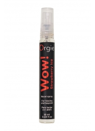 Оральный спрей ORGIE Wow! Strawberry Ice Blowjob Spray с охлаждающим и возбуждающим эффектом - 10 мл. - ORGIE - купить с доставкой в Бердске