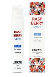 Возбуждающий гель Raspberry Mint с ароматом малины и мяты - 15 мл. - Exsens - купить с доставкой в Бердске