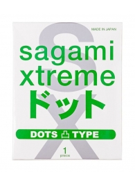 Презерватив Sagami Xtreme Type-E с точками - 1 шт. - Sagami - купить с доставкой в Бердске