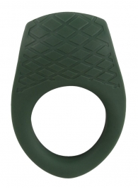 Зеленое эрекционное виброкольцо Luxurious Vibro Cock Ring - Orion - в Бердске купить с доставкой
