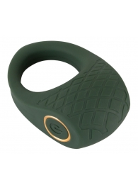 Зеленое эрекционное виброкольцо Luxurious Vibro Cock Ring - Orion - в Бердске купить с доставкой