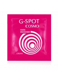 Стимулирующий интимный крем для женщин Cosmo G-spot - 2 гр. - Биоритм - купить с доставкой в Бердске