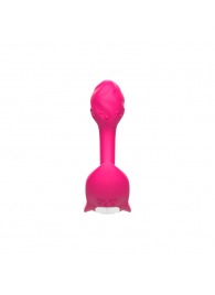 Розовый многофункциональный стимулятор для женщин - I-MOON