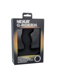 Черный вибромассажер простаты Nexus G-Rider+ - 12,6 см. - Nexus Range - в Бердске купить с доставкой