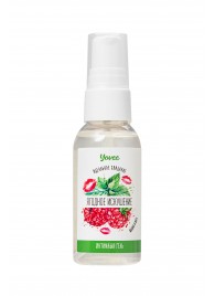 Съедобная гель-смазка Yovee «Ягодное искушение» с Д-пантенолом и вкусом малины и мяты - 50 мл. - ToyFa - купить с доставкой в Бердске