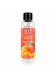 Массажное масло Sexy Sweet Juicy Mango с феромонами и ароматом манго - 75 мл. - Биоритм - купить с доставкой в Бердске