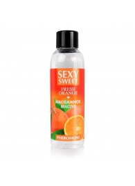 Массажное масло Sexy Sweet Fresh Orange с ароматом апельсина и феромонами - 75 мл. - Биоритм - купить с доставкой в Бердске