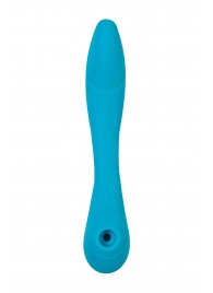 Голубой многофункциональный вибратор Cycla - ToyFa