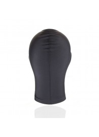 Черный текстильный шлем с прорезью для рта - Notabu - купить с доставкой в Бердске