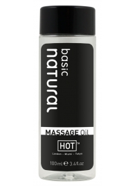Массажное масло для тела Natural Basic - 100 мл. - HOT - купить с доставкой в Бердске