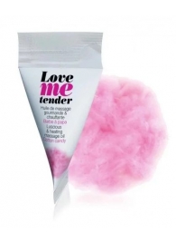 Съедобное согревающее массажное масло Love Me Tender Cotton Candy с ароматом сладкой ваты - 10 мл. - Love to Love - купить с доставкой в Бердске
