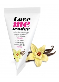 Съедобное согревающее массажное масло Love Me Tender Vanilla с ароматом ванили - 10 мл. - Love to Love - купить с доставкой в Бердске