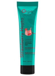 Съедобный интимный гель Orgie Lube Tube Cocktail Strawberry Mojito - 100 мл. - ORGIE - купить с доставкой в Бердске