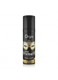 Съедобный гель Dual Vibe Pina Colada с эффектом вибрации и вкусом коктейля пина колада - 15 мл. - ORGIE - купить с доставкой в Бердске