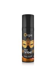 Съедобный гель Dual Vibe Sex On The Beach с эффектом вибрации и вкусом коктейля «секс на пляже» - 15 мл. - ORGIE - купить с доставкой в Бердске