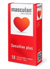 Презервативы Masculan Sensitive plus - 10 шт. - Masculan - купить с доставкой в Бердске