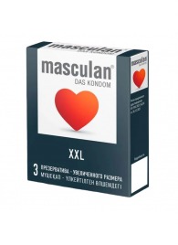 Презервативы увеличенного размера Masculan XXL - 3 шт. - Masculan - купить с доставкой в Бердске