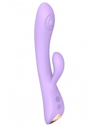 Сиреневый вибратор-кролик Bunny   Clyde - 22,5 см. - Love to Love