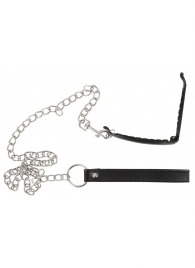 Зажим для половых губ с поводком Pussy Clamp With A Leash - Orion - купить с доставкой в Бердске