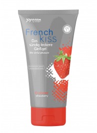 Съедобный лубрикант Frenchkiss с ароматом клубники - 75 мл. - Joy Division - купить с доставкой в Бердске