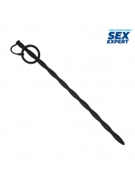 Черный стимулятор уретры Sex Expert - Sex Expert - купить с доставкой в Бердске