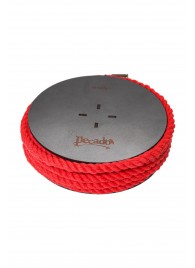 Красная веревка для шибари на катушке - 10 м. - Pecado - купить с доставкой в Бердске