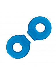 Комплект из двух колец для пениса 2-Pack Ultra-Stretch Stamina Endurance Ring - BlueLine - в Бердске купить с доставкой